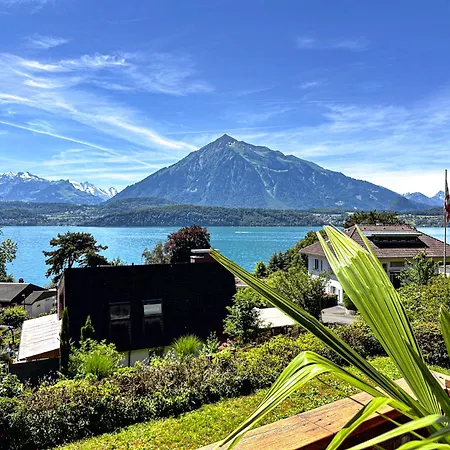 The Bluemlisalp, A Private Flat With The Of Thun View *