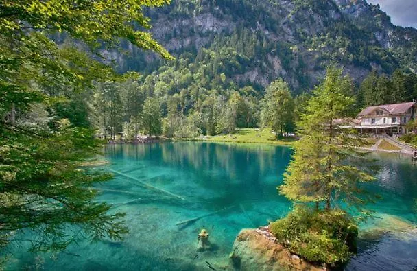 Appartement The Bluemlisalp, A Private Flat With The Of Thun View